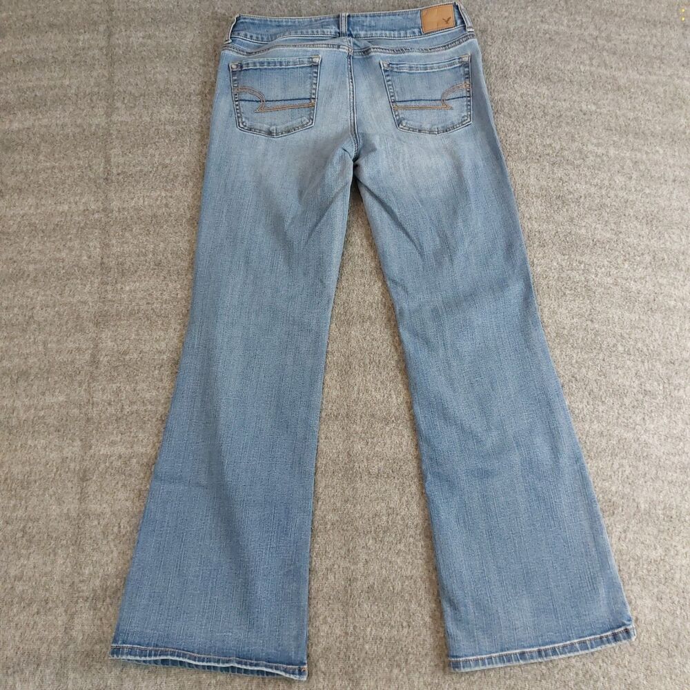 American Eagle Favorite Boyfriend Super Stretch Jeans Women's 8 (Fit 32x30) Blue - Picture 3 of 8